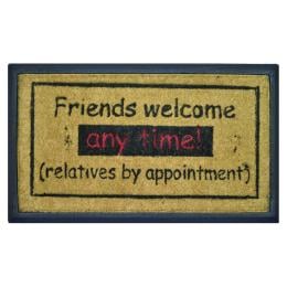 Door Mat Deluxe Friends Welcome 40 x 70 cm Doormat