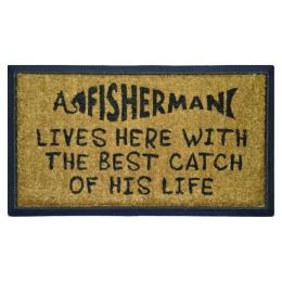 Door Mat Deluxe Catch Of His Life 40 x 70 cm Doormat