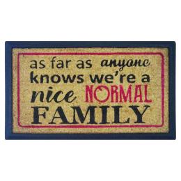 Door Mat Deluxe Normal Family 40 x 70 cm Doormat