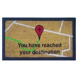 Door Mat Deluxe Destination Map 40 x 70 cm Doormat