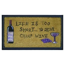 Door Mat Deluxe Cheap Wine 40 x 70 cm Doormat