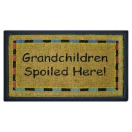 Door Mat Deluxe Grandchildren Spoiled 40 x 70 cm Doormat