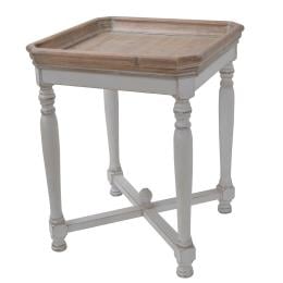 Handcrafted Shabby Square Side Table Reclaimed Hardwood Decor