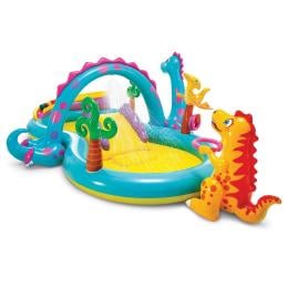 Intex 57135NP Dinoland Play Centre Inflatable Kids Pool with Slide