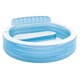 Intex Swim Center Round Inflatable Family Lounge Pool