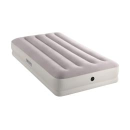 Intex Cream Dura-Beam Prestige Mid-Rise Airbed with USB Pump - Twin