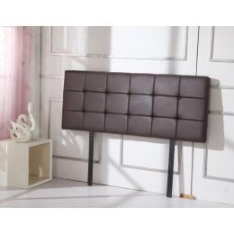 Pu Leather Queen Bed Deluxe Headboard Bedhead - Brown