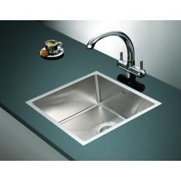 490x440mm Handmade Stainless Steel Kitchen Laundry Sink With Waste