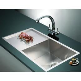 960x450mm Handmade Stainless Steel  Kitchen Sink With Waste