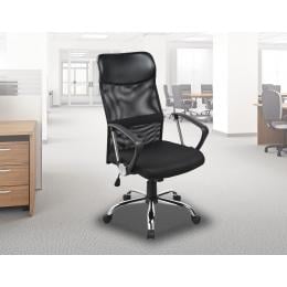 Ergonomic Mesh PU Leather Executive Mesh Office Chair Black