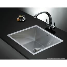 440 X 440mm Handmade Stainless Steel Kitchen Laundry Sink With Waste