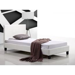 Single Pu Leather Bed Frame White