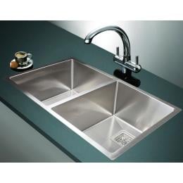 835x505mm Handmade 1.5mm Stainless Steel Kitchen Sink Square Waste