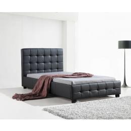 King Single Pu Leather Deluxe Bed Frame Black