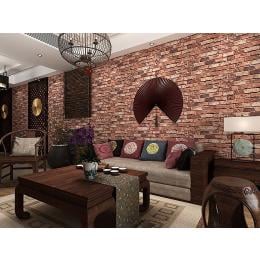 10m 3d Red Brick Print Theme Wallpaper