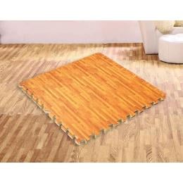 12 Tiles Eva Fitness Home Yoga Gym Interlocking Floor Puzzle Mat Wood