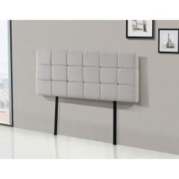 Linen Fabric Double Bed Deluxe Headboard Bedhead - Boxed Beige