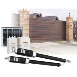 Solar 1000kg 10w   Double Swing Auto Motor Remote Gate Opener