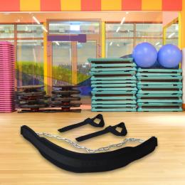 Weight Lifting Belt Gym Back Pull Up Chain Body Building Training