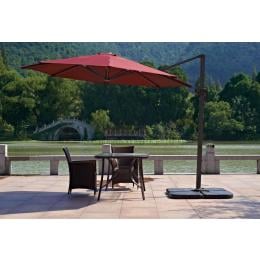Outdoor Patio 4-piece Offset 3m Umbrella Base Stand Water Sand