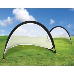 Pair Of Soccer Football Goals 180cm Pop Up Portable Quick Set Up