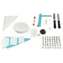 164pcs Cake Decorating Kit Turntable Rotating Baking  Nozzles