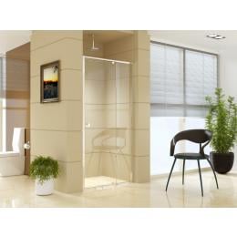Adjustable Semi Frameless Shower Screen (98~106) X 195cm  Safety Glass