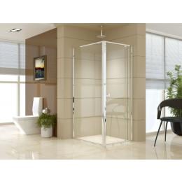 Semi Frameless Shower Screen (74~82)x 195cm & (98~101)x 195cm Side