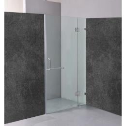 100 X 200cm Wall To Wall Frameless Shower Screen 10mm Glass