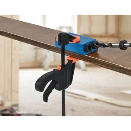 14x Pocket Hole Jig Kit Woodworking Drill Hole Locator + F Clip