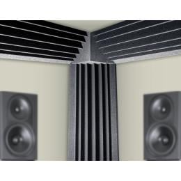 20pcs Studio Acoustic Foam Corner Bass Trap Sound Absorption Treatment Proofing