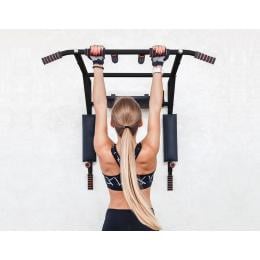 Heavy Duty Wall Mounted Power Station - Knee Raise - Pull Up - Chin Up -dips Bar