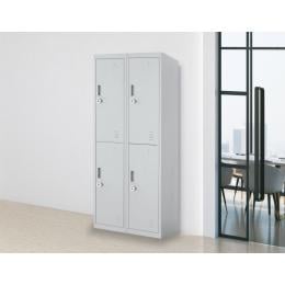 Four-door Office Shed Storage Locker 3-Digit Combination Lock Grey