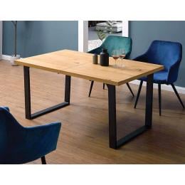 Square-shaped Table Bench Desk Legs Retro Industrial Design Fully Welded - Black