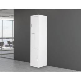 Grey Two-door L-shaped Storage Lockers w/3 digit combination Lock