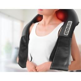 Shiatsu Neck & Back Massager With Heat Deep Kneading Massage Pillow