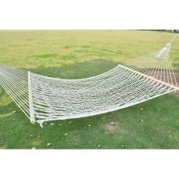 4m Traditional Cotton Rope Hammock With Hanging Hardware