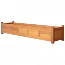 Garden Planter Acacia Wood 150 x 30 x 25cm