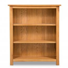 3-tier Bookcase 70x22,5x82 Cm Solid Oak Wood