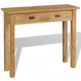 Console Table Solid Teak 90x30x80cm