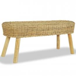 Hall Bench 110x35x45cm Natural Rattan