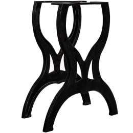Dining Table Legs 2 Pcs X-frame Cast Iron