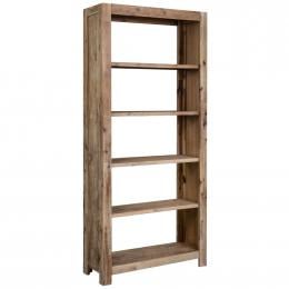 5-tier Bookcase 80x30x180 Cm Solid Acacia Wood