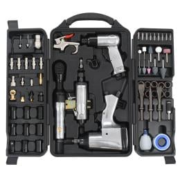70 Piece Air Tool Set Kit with Black Case