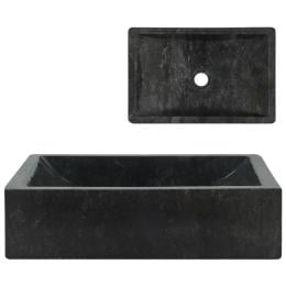 Sink 45x30x12 Cm Marble Black