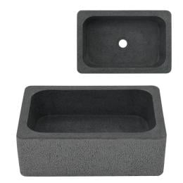 Sink 45x30x15 Cm Riverstone Black