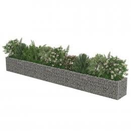 Gabion Raised Bed Galvanised Steel 450x50x50cm
