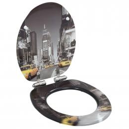Toilet Seat With Soft Close Lid Mdf New York Design
