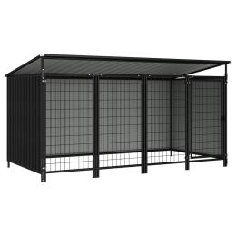 Outdoor Dog Kennel 253x133x113 Cm