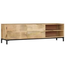 Tv Cabinet 145x30x41 Cm Solid Mango Wood